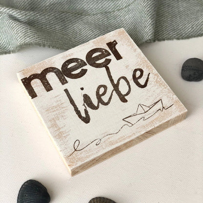 Meerliebe Schild