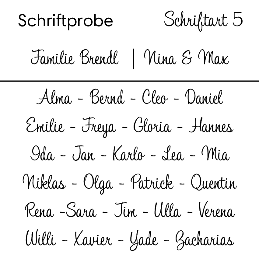 personalisiertes Herzlich Willkommen Schild | Wandkranz