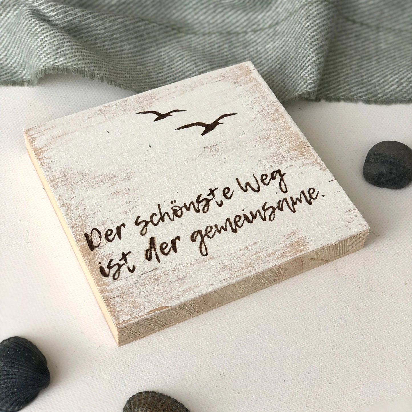 der schönste Weg ist der gemeinsame Schild